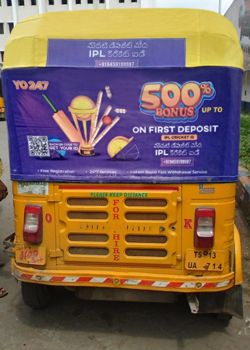 Auto Rickshaw Branding in India