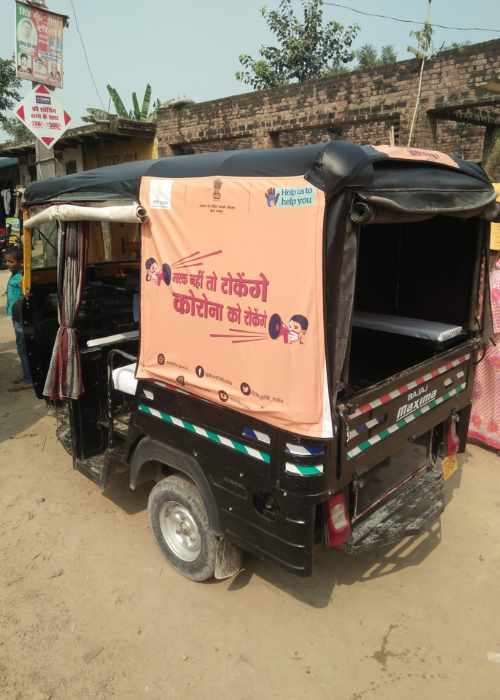 Sharing Rickshaw Branding in India