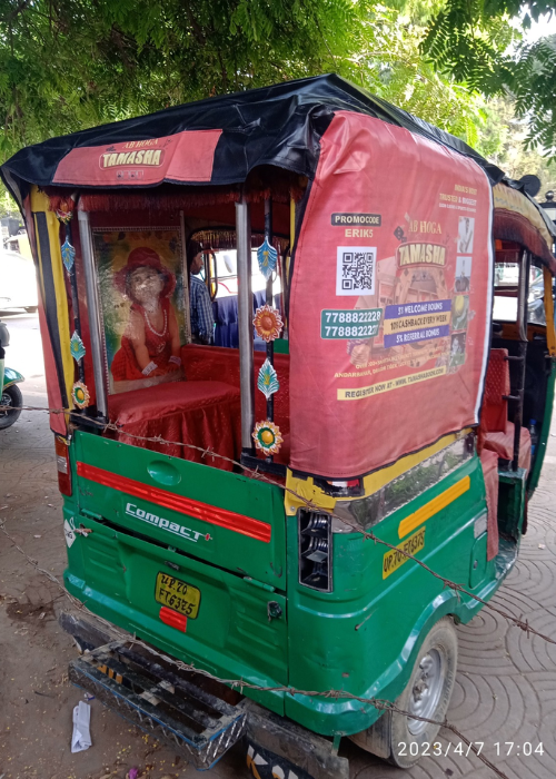 Sharing Rickshaw Branding in India
